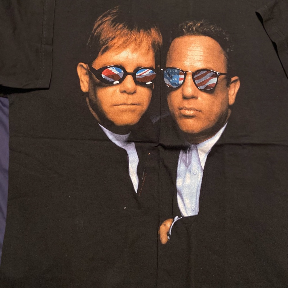Vintage Concert T Shirt Billy Joel Elton John Men Men’s XL